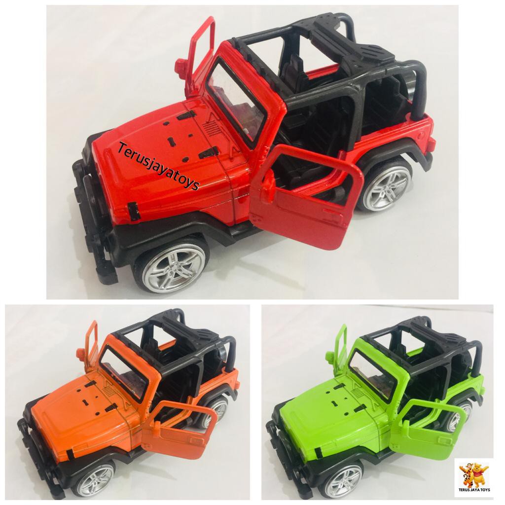  MAINAN  MINIATUR  MOBIL  JEEP BESI DIECAST 15627 NEW Shopee 