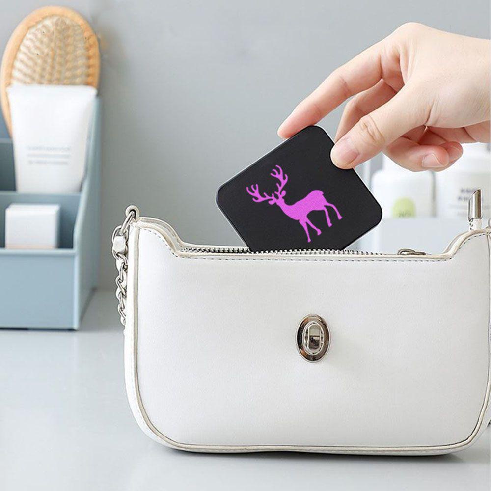 PREVA Makeup Mirror Portable Girl Travel Cartoon Flip Hand Held Magnifier