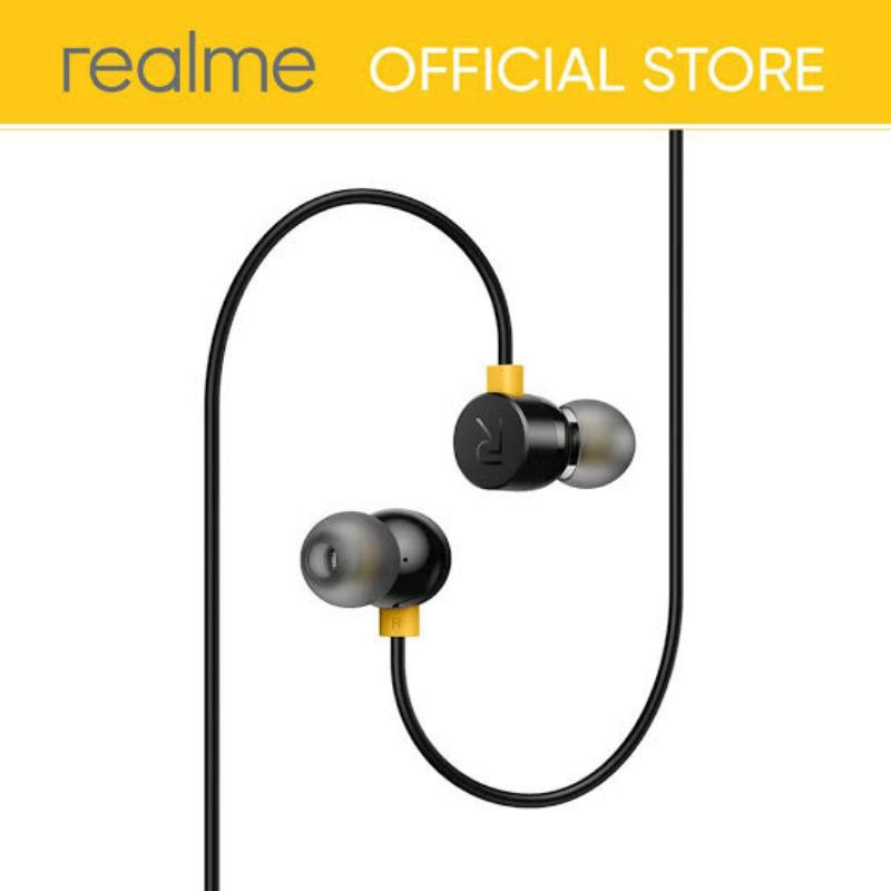 (COD) headset/earphone REALME MA10 PURE BASS - handsfree/hedset magnetic cocok untuk oppo/realmi