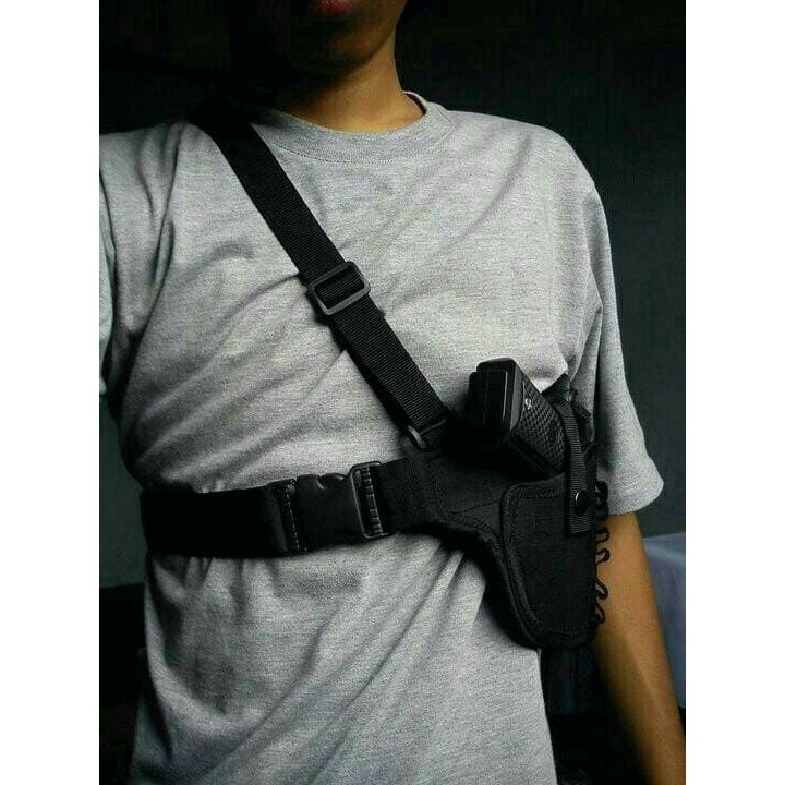 HOLSTER DADA/ SARUNG UNIT BAHAN KANVAS