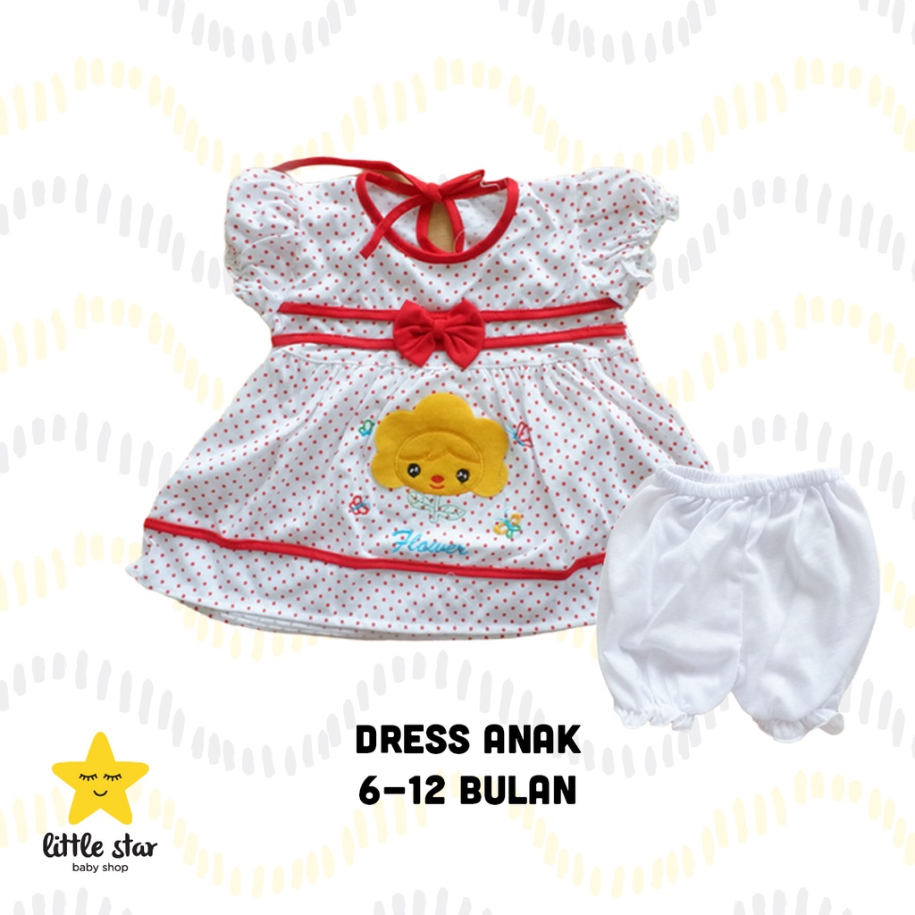 Y Lin Set Dress Bayi Cewek | Dress Baby Girl | Dress Anak Cewe