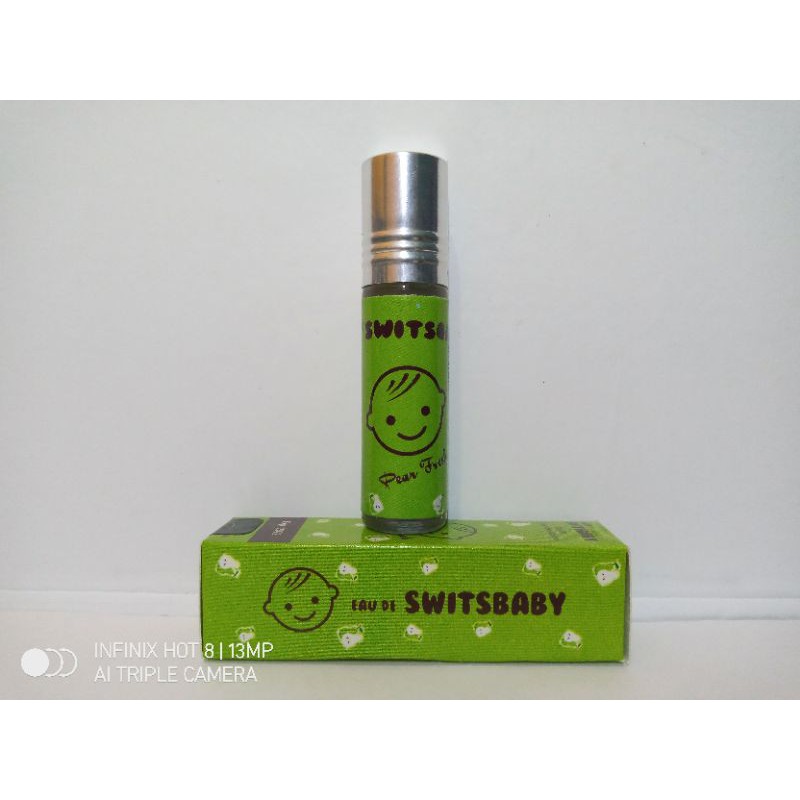 parfum ROLL ON ( PEAR ) by indowangi Zwitsal switzbaby switsal switsbaby  anak bayi baby 6ML