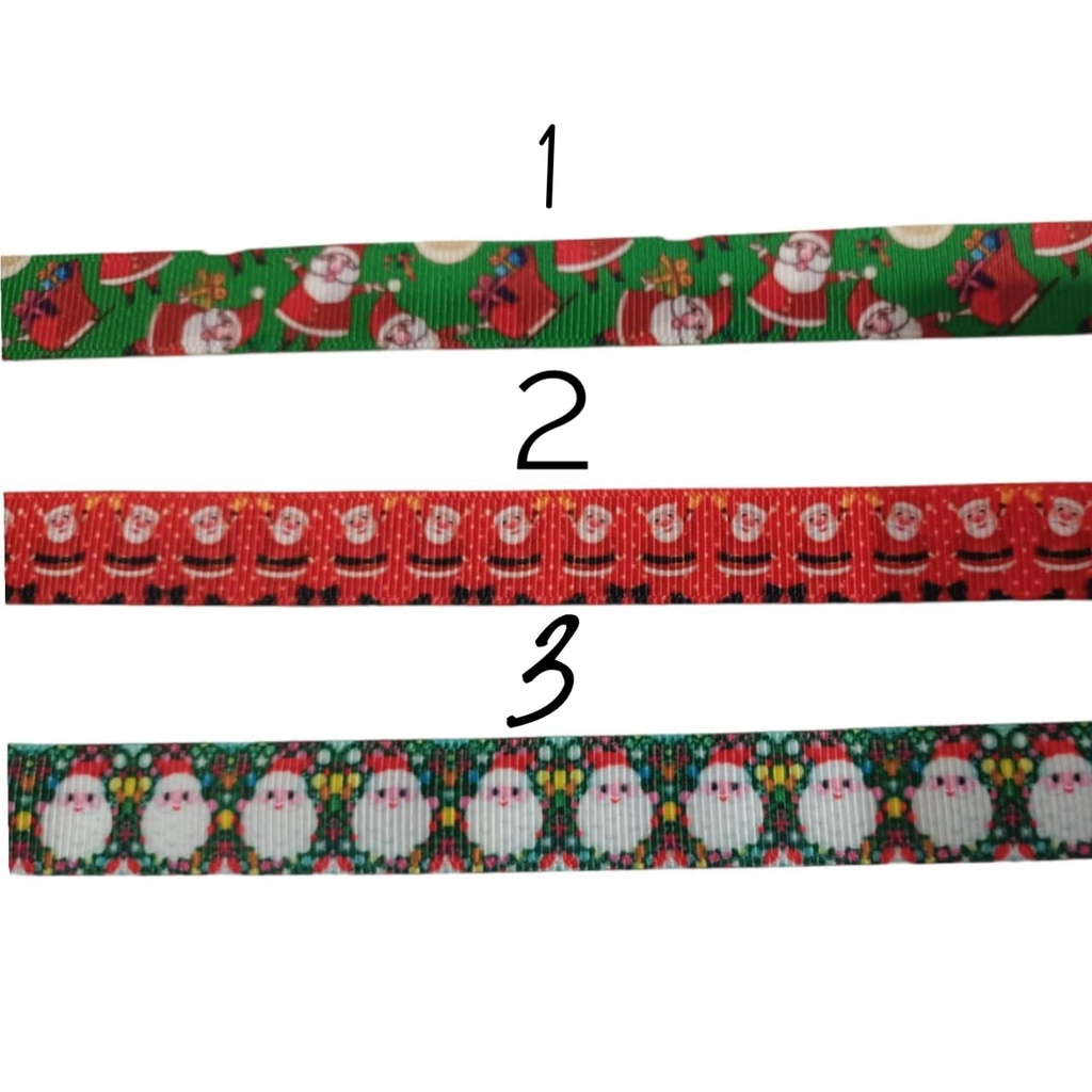 

Pita Natal Grossgrain lebar 1,5 cm