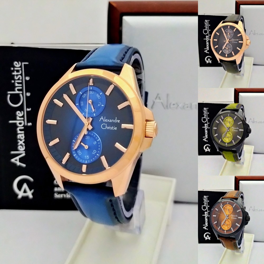 Jam Tangan Pria Alexandre Christie AC 6573 MF Original