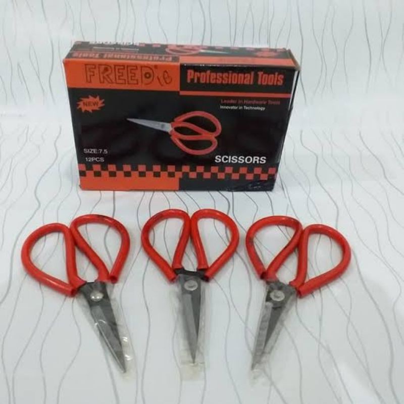 

GUNTING KAIN/GUNTING KULIT/GUNTING KERTAS FREED SIZE 7,5 18CM