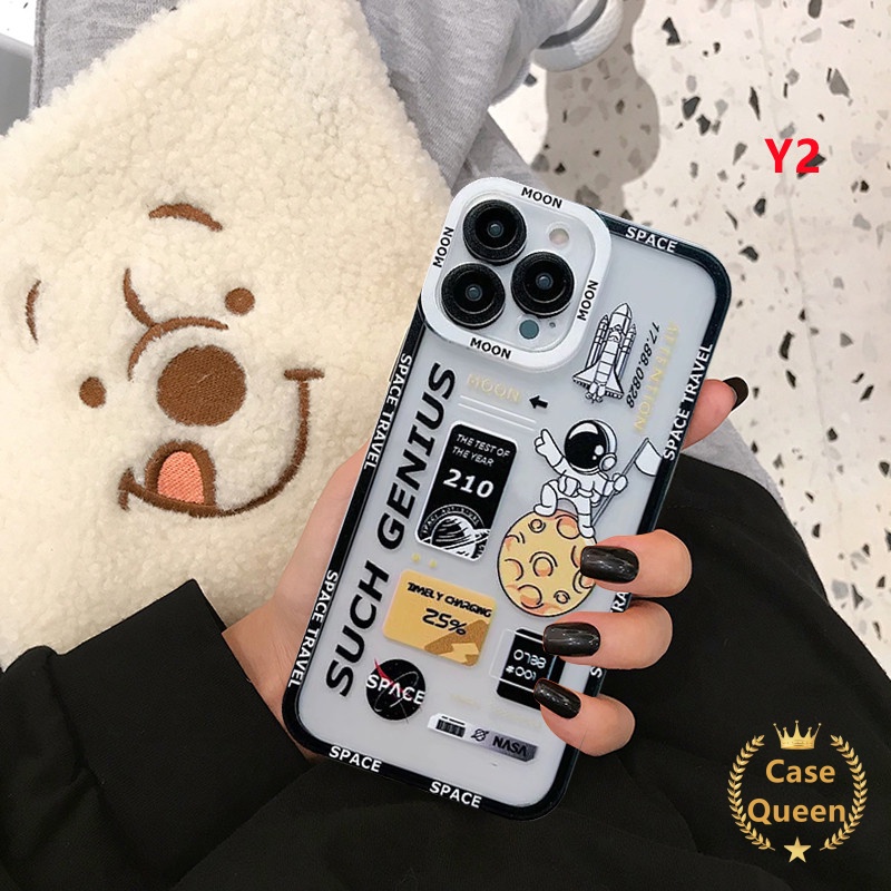 Soft Case Motif NASA Untuk Xiaomi Redmi 9T 9C NFC 10A 10C 9C 9 10 9C 9 10 9A Redmi Note 10 8 9s 10 11 11s 9 Pro Max Mi POCO M3 X3 Pro M4 X3 Pro Cover Penutup Mesin Cuci