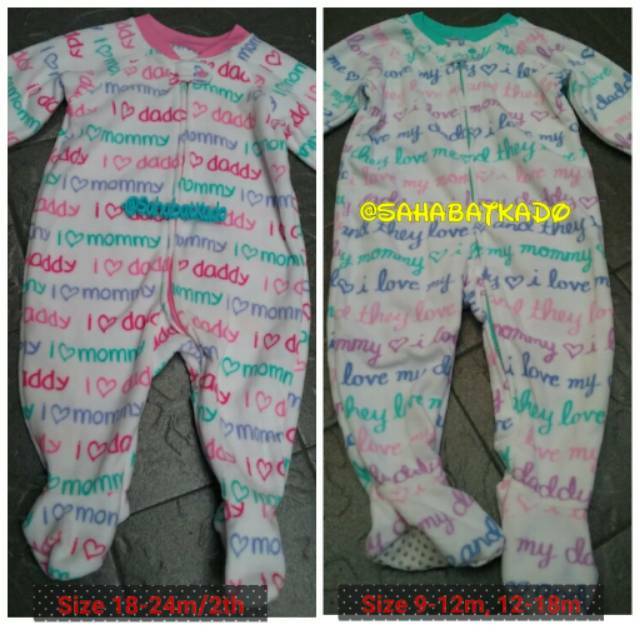 i love my daddy sleepsuit unisex