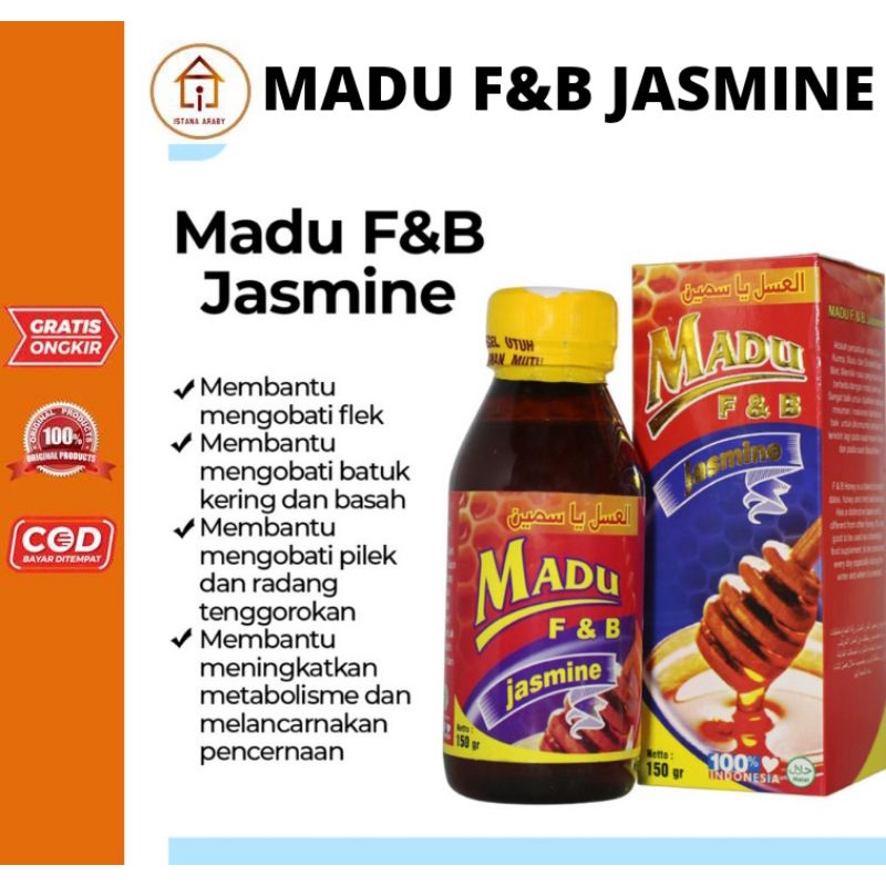 

MADU F&B JASMINE 150GR/MADU F DAN B JASMINE/MADU ANAK