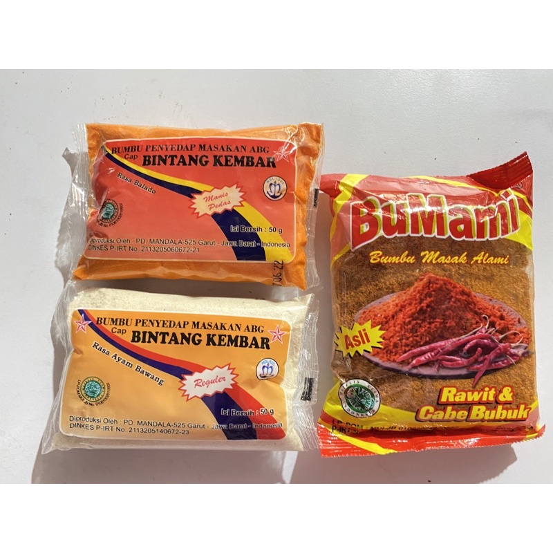 

BUMBU ATOM BINTANG KEMBAR DAN BUMAMI