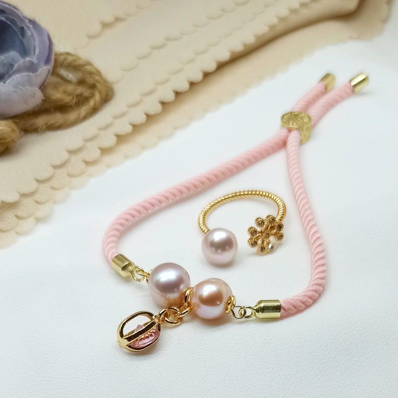 gelang tali serut mutiara lombok asli