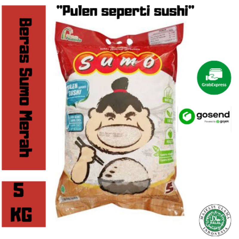 beras 5kg sumo merah - beras sumo merah 5kg - beras premium sumo merah 5kg - murah