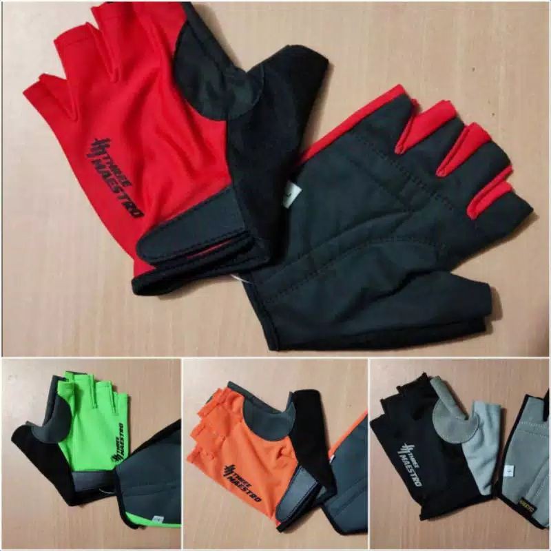 Sarung Tangan Sepeda Climbing Cylcling Glove Three Maestro Original Nyaman