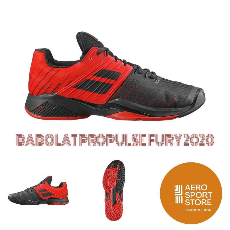 [ SEPATU TENIS LAPANGAN BABOLAT PROPULSE FURY 2020 ]