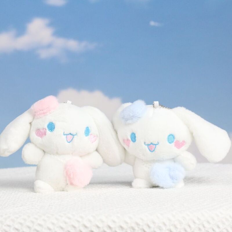 Sanrio Cinnamoroll Plush Toy Cute Cartoon Doll Lover Bag Pendant Key Chain