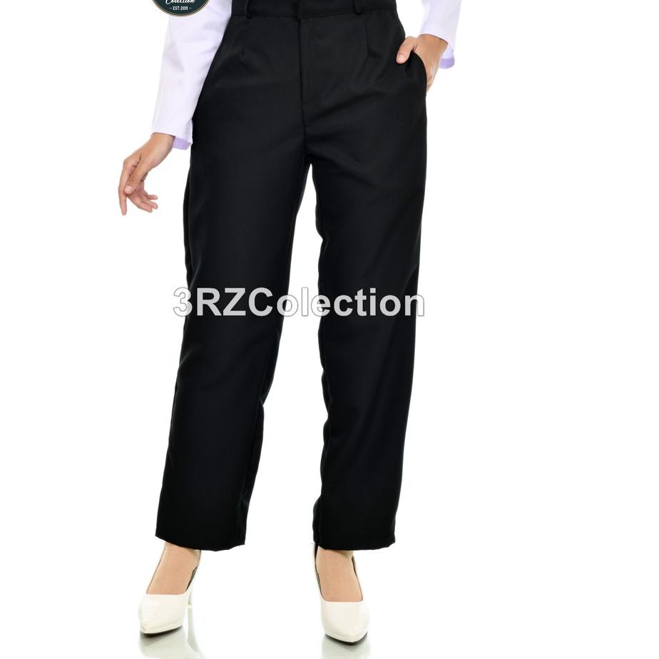 ⚡uper Kejutan Rok Putih Panjang Wanita Celana Dinas Putih Perawat Wanita Seragam Putih PNS Wanita Ba