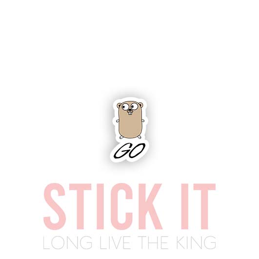 

Stiker sablon setrika DTF kaos baju sticker vinyl golang programmer 54