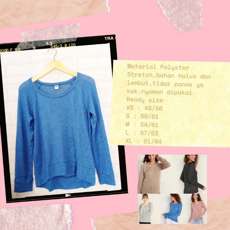 SWEATER BRANDED WANITA