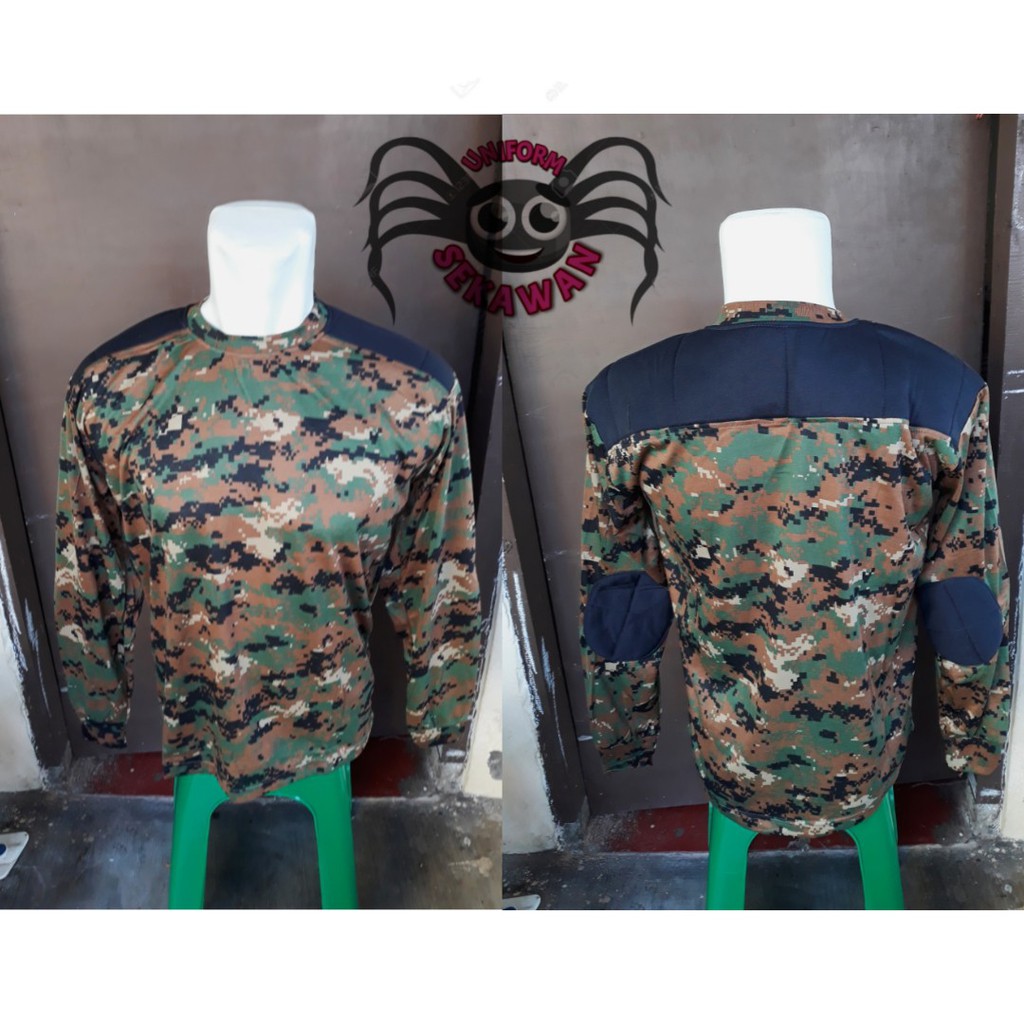 Kaos Lapangan Marpat Kaos Panjang Loreng Army Tactical