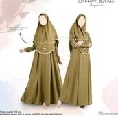 sabrina dress & sabhira khimar atelier angelina