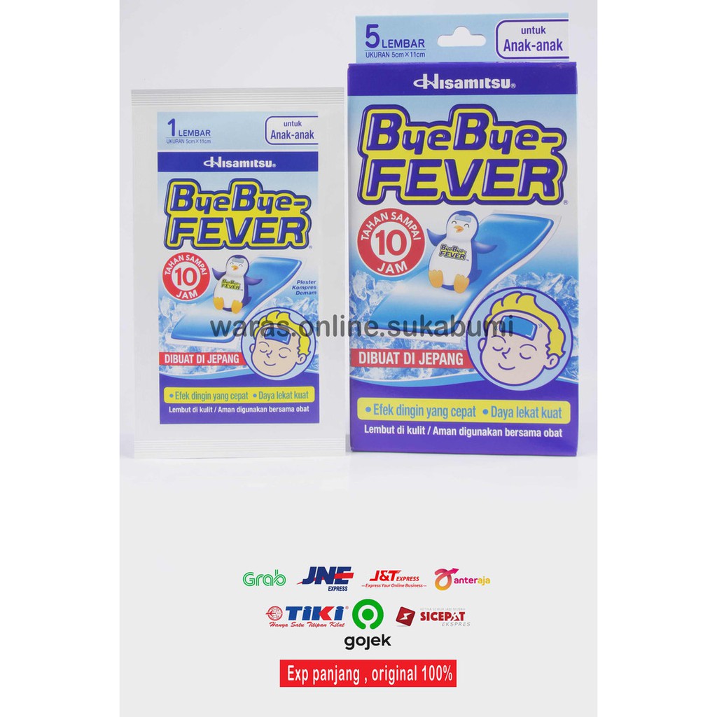 

ByeBye Fever Anak dus isi 10 lembar