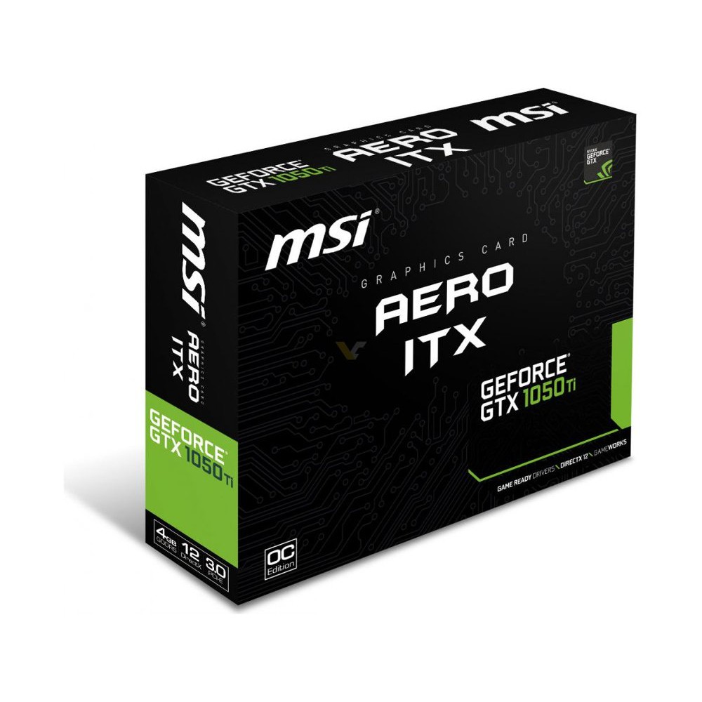 MSI GEFORCE GTX 1050 TI AERO ITX 4G OC  Terlaris