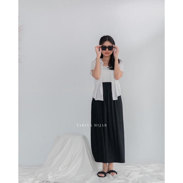 KYLA SKIRT ROK FORMAL SEMI SPAN PLISKET PLEATED-4