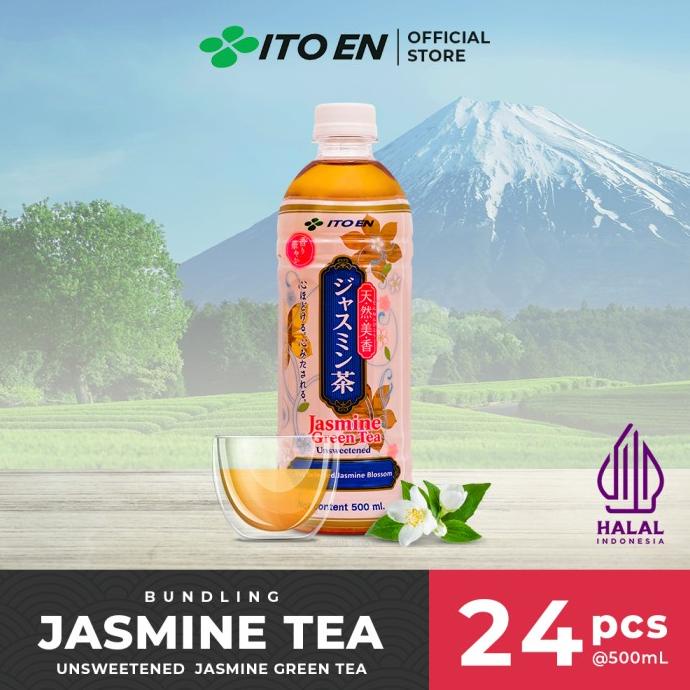 

[ COD ] ITO EN Jasmine Tea Unsweetened Teh Melati Jepang 500ml - 24 pcs TERPERCAYA Kode 679