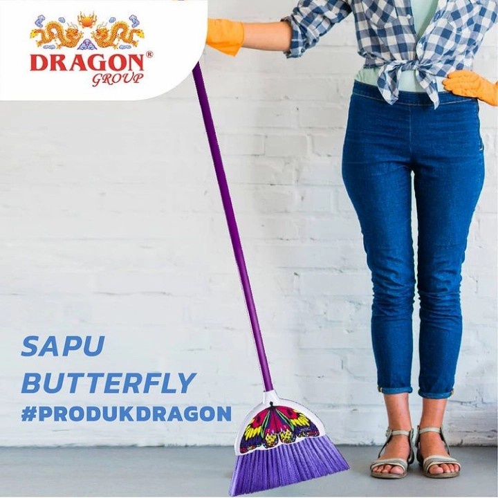 Sapu Lantai / Sapu Rumah Butterfly - Dragon SP160