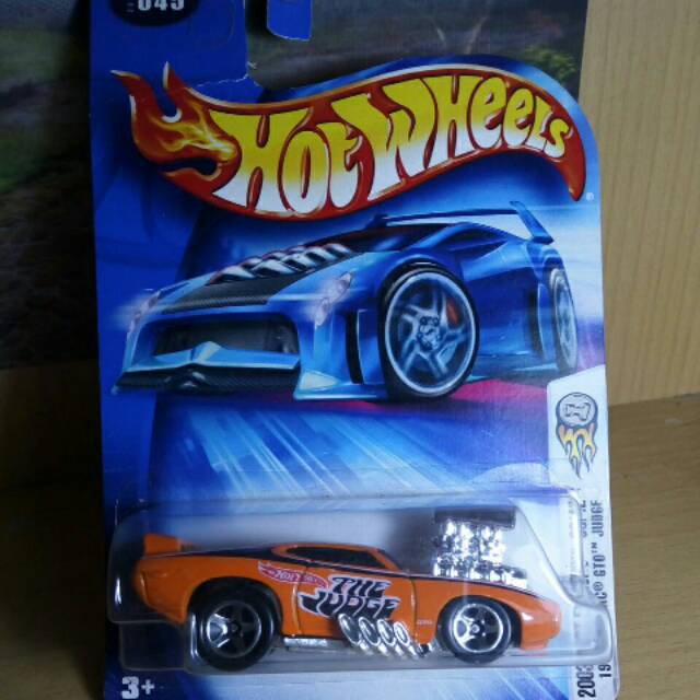 1969 pontiac gto judge orange hotwheels hot wheels