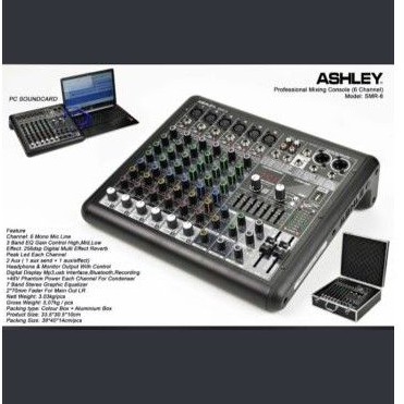 Mixer Audio Ashley SMR 6 / SMR6 ORIGINAL FREE HARDCASE