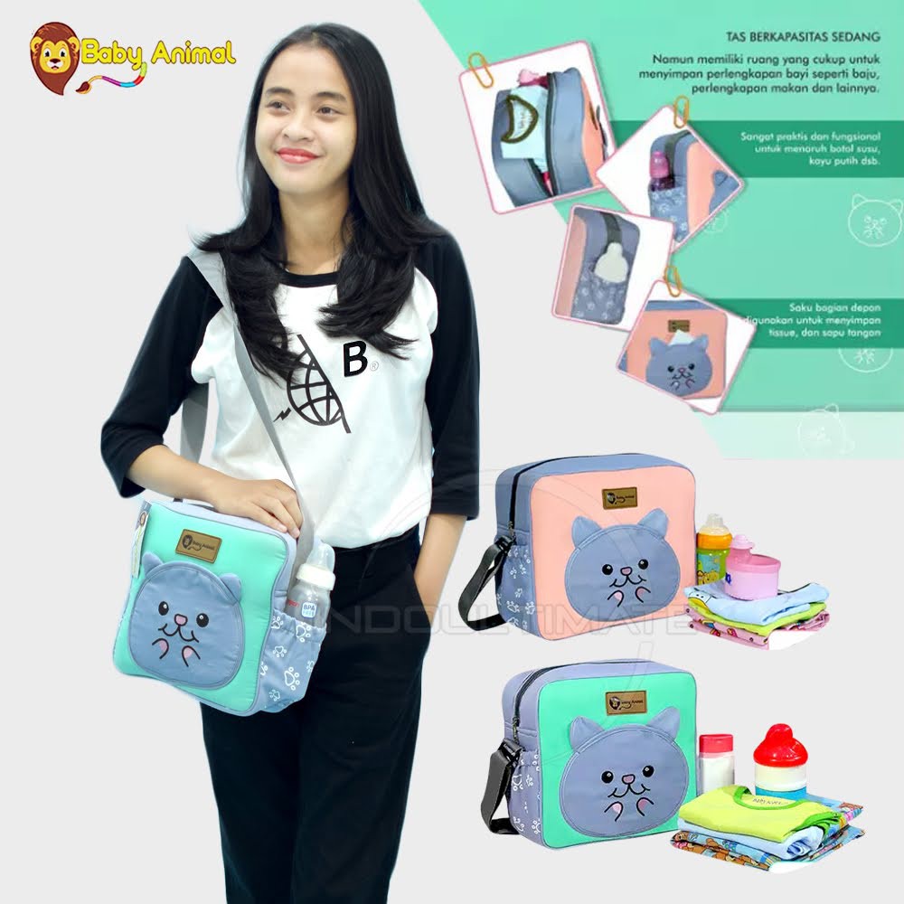 Tas Popok Bayi BY-1101 Tas Diaper Bayi BABY SCOTS (Size SMALL) Diaper Bag Tas Perlengkapan Bayi