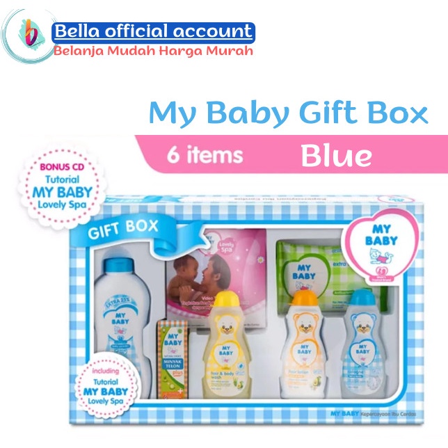 

My Baby Gift Box New Born Package ( untuk hadiah / kado bayi ) - Biru