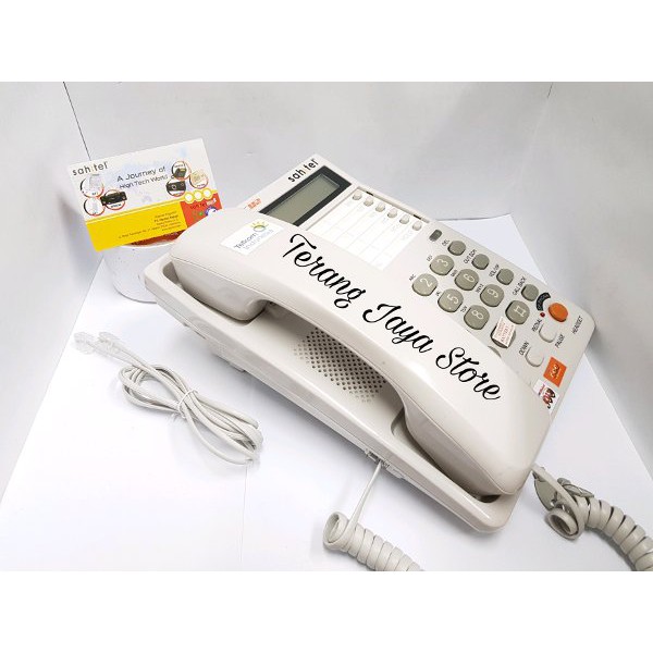 

Baru Telepon Kabel Sahitel S-75 .Putih. Pesawat Telepon Kabel Kantor Rumah Sahitel S75 Termurah