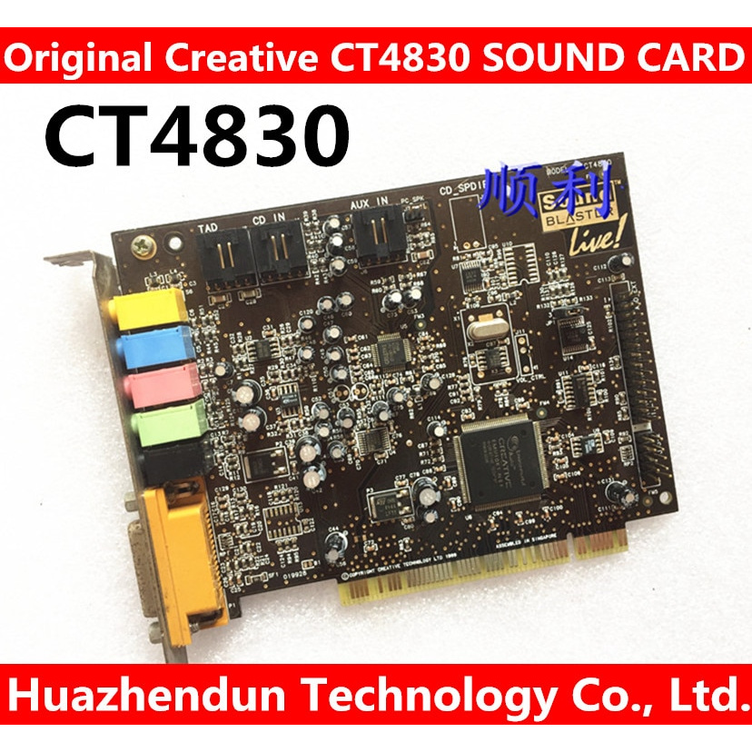 PREORDER Original CREATIVE CT4830 PCI 4.1 SOUND CARD support xp/win7 WORKING GOOD