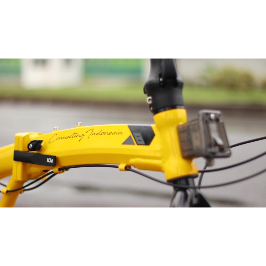 Sepeda Lipat Element Ecosmo 8 Speed Samudra Edition Garansi SNI-3