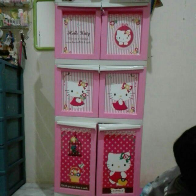 Lemari Plastik Napolly Hello Kitty Xx2 Ktsh