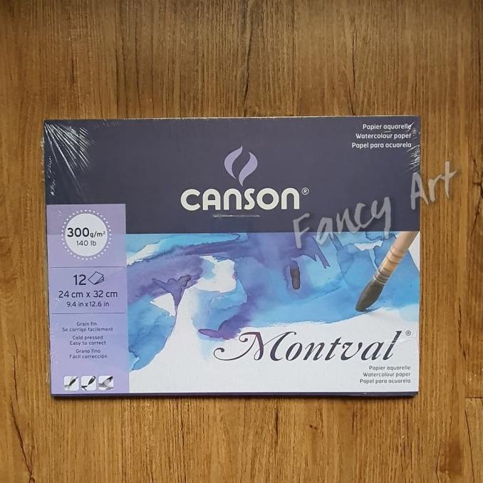 

Canson Montval A4 Watercolour Paper - 300Gsm 12 Sheets