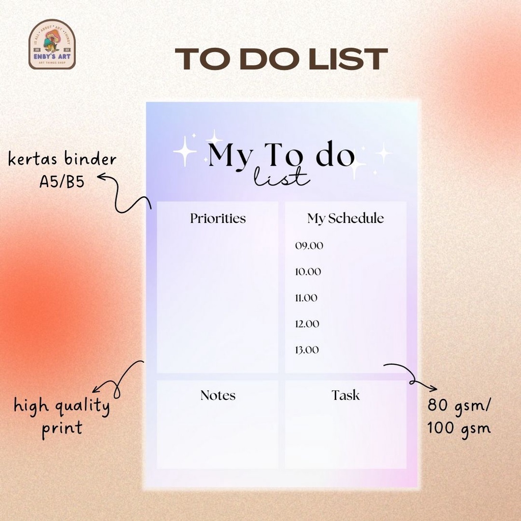 

TO DO LIST A5 & B5 ISI BINDER PELAJAR/MAHASISWA