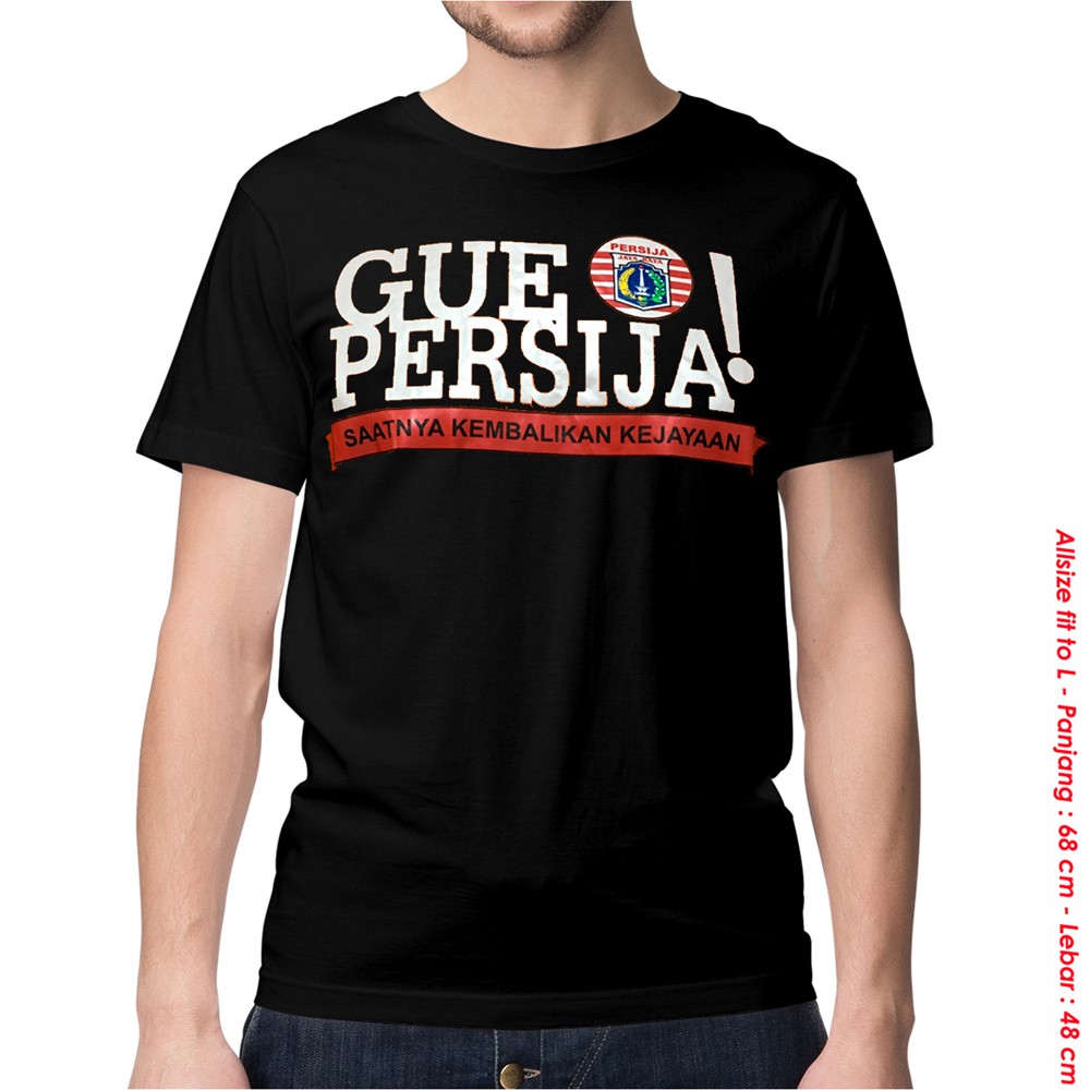 Kaos Persija Macan Kemayoran 3D Fullprint Baju Persija Jakarta