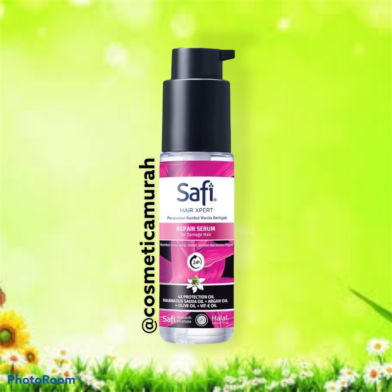 PROMO SALE // safi hair xpert repair serum for damage hair - serum rambut safi untuk rambut rusak