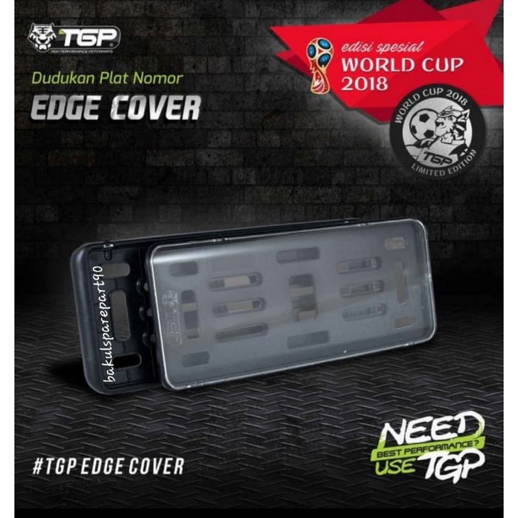 Cover Plat Nomor Motor EDGE / Dudukan Plat Nomor Motor TGP / Aksesoris Variasi Beat Vario Scoopy Nma