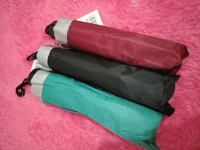Payung Lipat 3 Polos Warna Warni