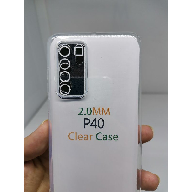 Huawei P40 Softcase Silicon Ultrathin Clear Case TPU Casing Bening Cover Transparan