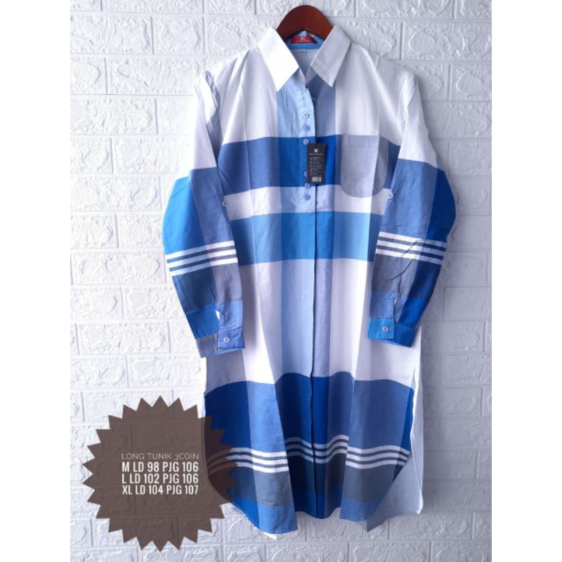 Long tunik 3 coins size M