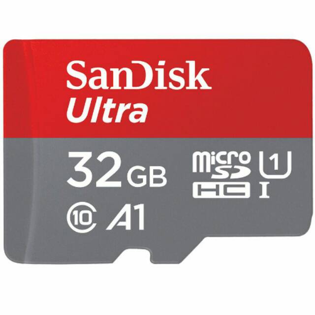 KHANZAACC Memory Card SanDisk Ultra MicroSD 32GB A1 98MB/s