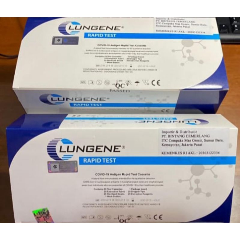 Alat Swab Hidung Clungene Biru