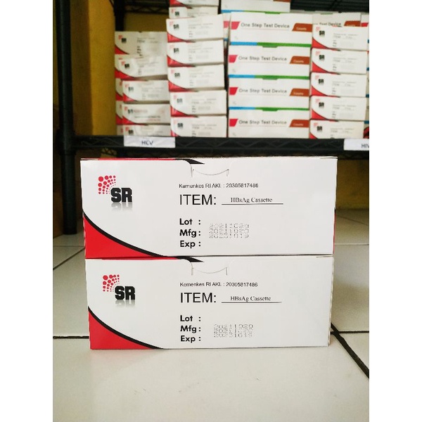Hbsag casette 25 tes
