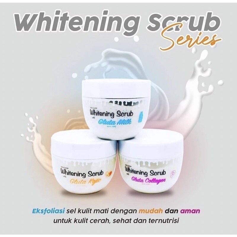 Whitening Scrub MS Glow RESMI ORIGINAL