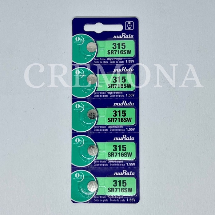 TERMURAH! Baterai Murata (Sony) SR716SW / 315 Original Baterai Jam Battery Batre Micro Baterai