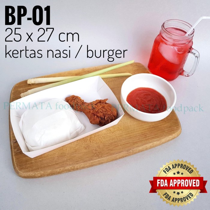 

bg20t01r Kertas Nasi / Kertas Burger / Kertas Nasi Kfc / Kertas Pembungkus Nasi Sv012Ss